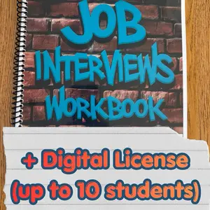 Job Interview Workbook + Digital License (up to 10 students)
