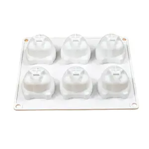 3D Hamster Mousse Mold, Cartoon Gypsum Ornament, Cake Baking Silicone Mold, Creative Kitchen Tool, Perfect for DIY Crafts