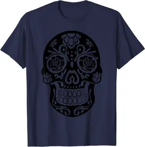 Vintage Art Design Skull Head - Cool Gift Tee T-Shirt - Tylerjame Shop 80B084ZKFFP2