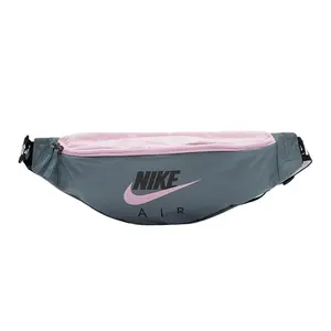 Nike Polyester Waist Bag For Men And Women In Light Gray