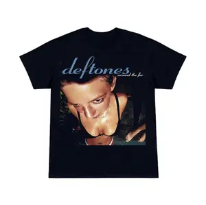 y2k Deftones Around The Fur T Shirt  Heavyweight Band Tee Unisex Graphic Tees Gothic Grunge Y2k Emo Scene Amity Affliction Style Clothes Men Women Streetwear
