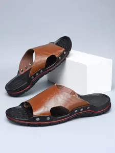 Men's Casual Cool Slippers, Summer Fashionable Unique Style, Soft Elastic Shock Absorption, Wear-Resistant Non-Slip, Outdoor & Home Use, Footwear