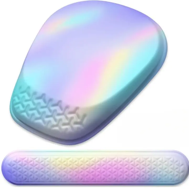 Mouse Pad With Wrist Rest Ergonomic Mousepad Set For Computer Keyboard Office Home