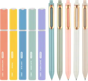 Aesthetic Bible Highlighters & Gel Pens Set – 10 Pack, No-Bleed Pastel Markers + Black Ink Pens for Journaling & Planner Notes