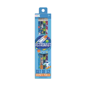 Astronaut Graphite Pencils - Set of 12