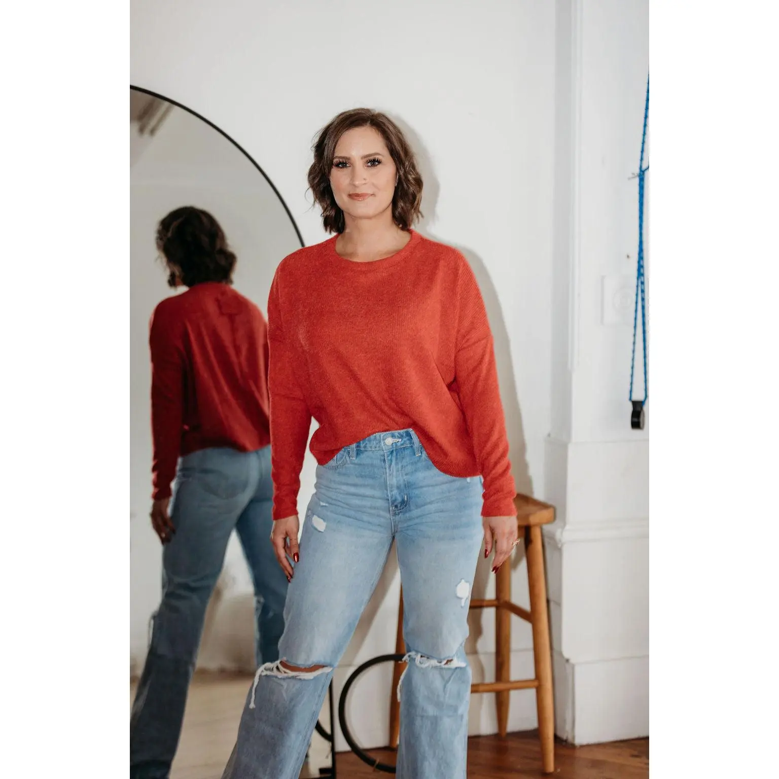 Dolman Long Sleeve Sweater