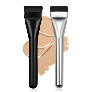 ✨ Ultra-Thin Flat Foundation Brush – Non-Absorption, Seamless Application for Foundation, Face Masks, and Creams. Beginner-Friendly Makeup Tool, Makeup Blending Brush.