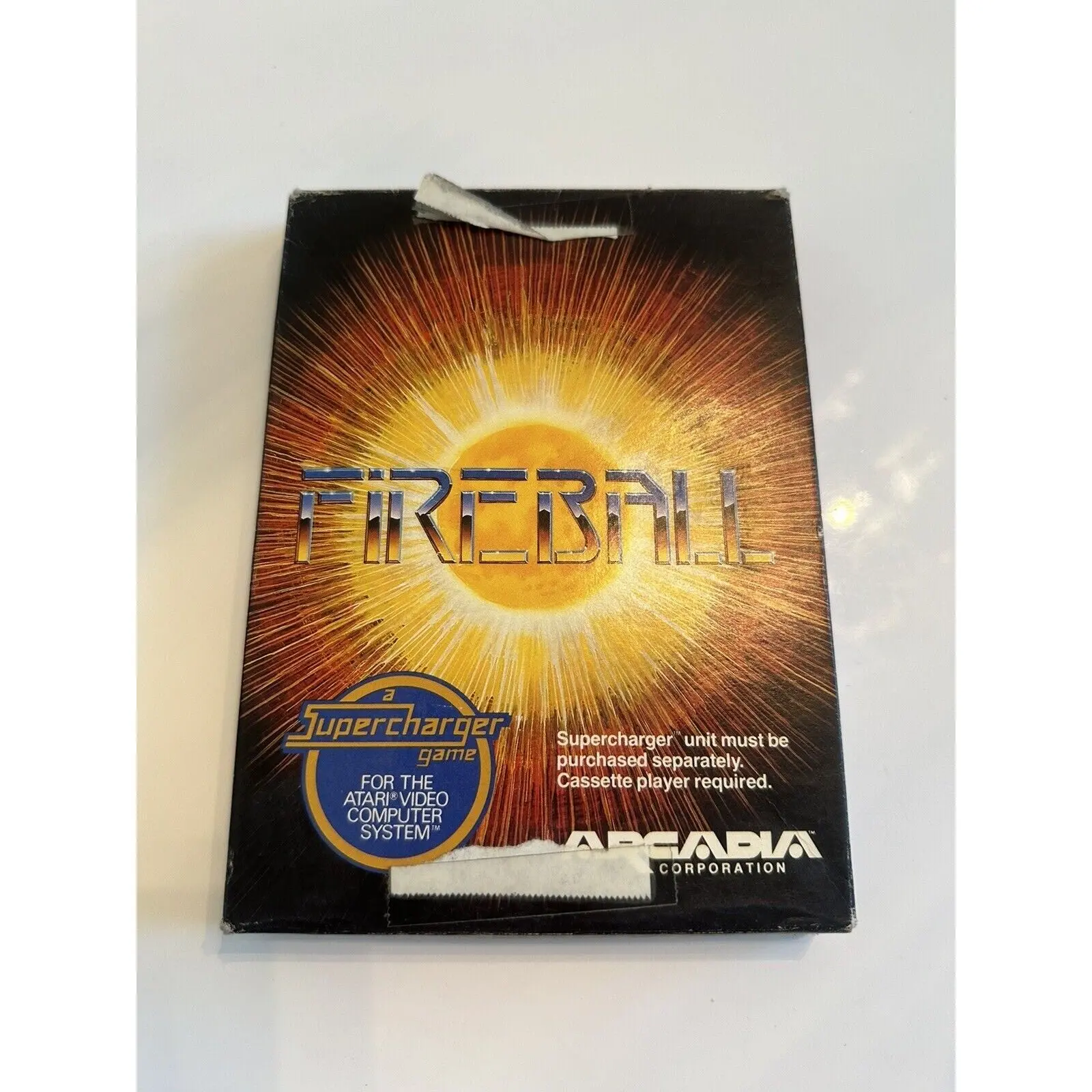 Atari 1982 Fireball Video Game NOS Open Box Unsold Dealer Stock