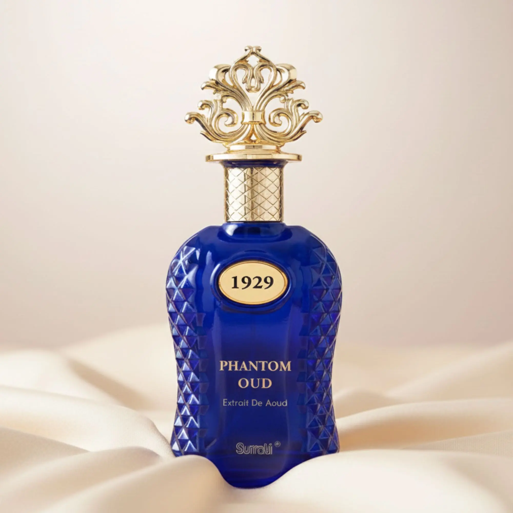 Unisex 1929 Phantom Oud Perfume Spray by Surrati - 100 ml Single Item - Long-Lasting Luxury Fragrance for Daily Wear, Special Occasions - Elegant Bottle