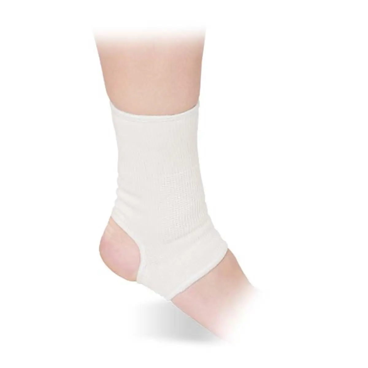 Advanced Orthopaedics 2707 Elastic Knit Slip-On Ankle Support Brace - Large, Comfortable, Flexible, Skin-Safe, Durable Compression Brace for Orthopaedic Care, Ankle Sprain, Prophylactic Use