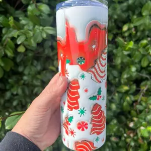 Christmas Treat Tumbler - Perfect for Your Holiday Celebrations - Bottle, Drinkware