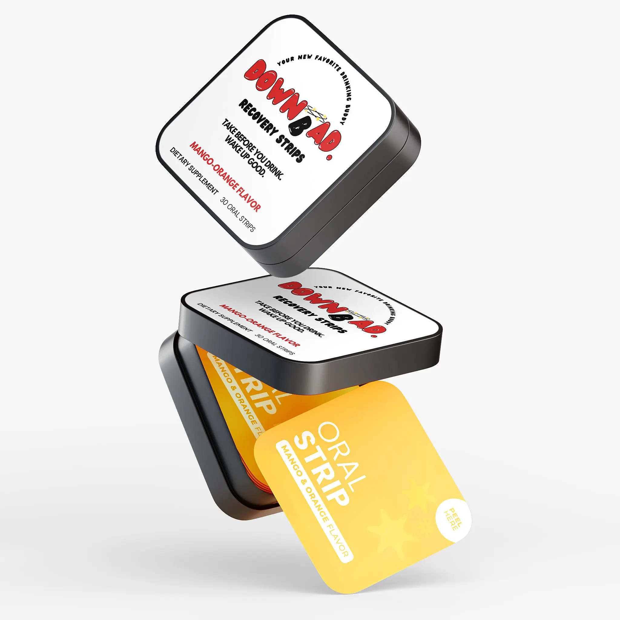 DownBad Recovery Strips Ingredients Healthcare