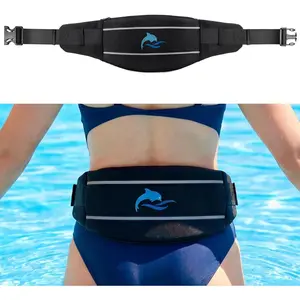 YOTAN Swim Belt for Adults, Flotation Belt with Reflective Strips, Adjustable 3 Section Buoyancy Flotation Swimming Belts, Pool Exercise Equipment for Wate