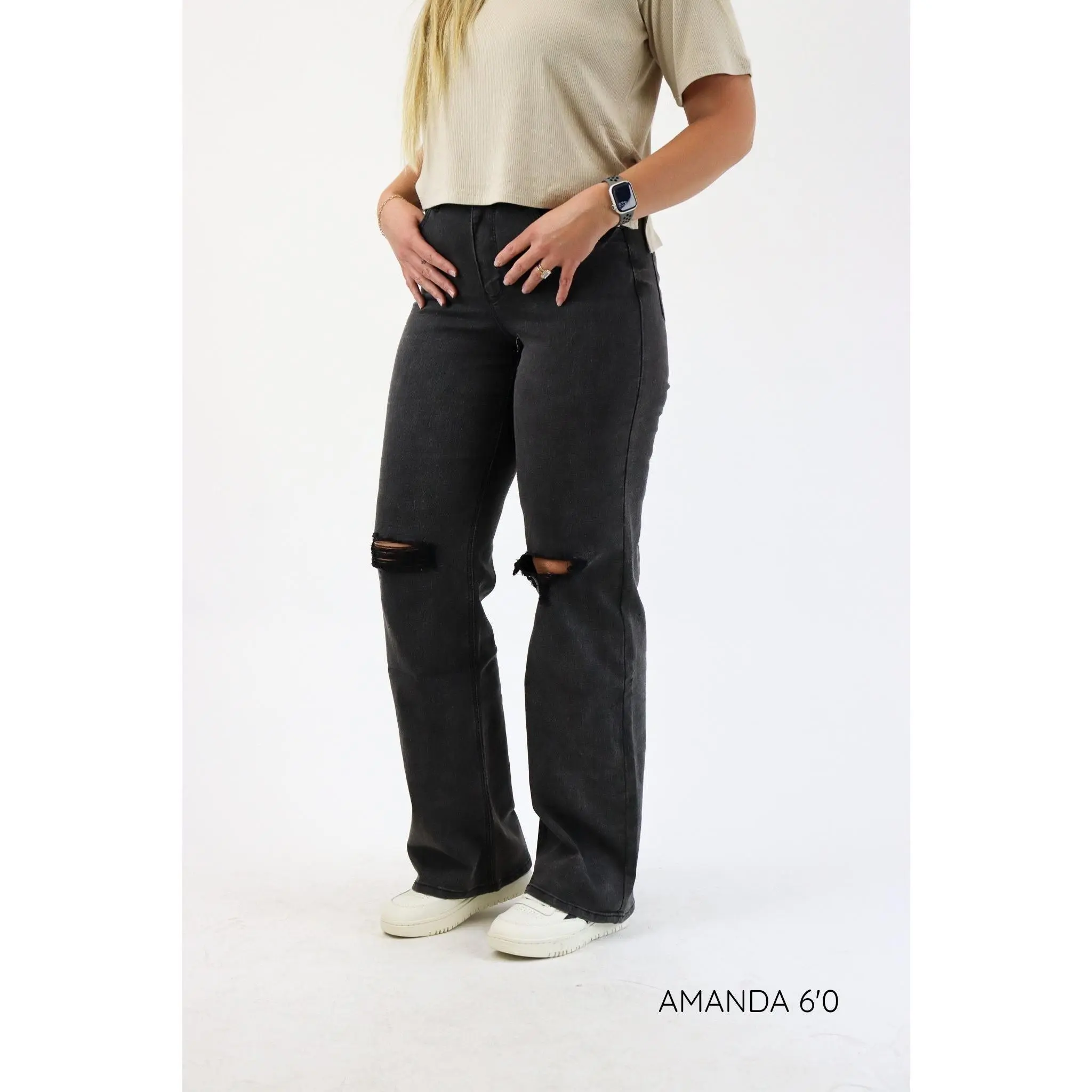 TALL - Vintage Black Distressed