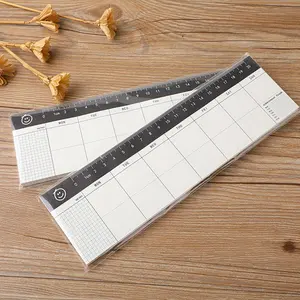 Weekly Efficiency Planner & Daily Organizer – Habit Tracker, Flip-up Memo Pad, Schedule Notepad, Desktop Journal