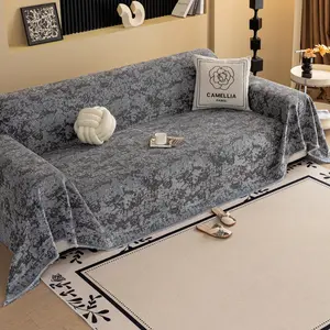 European Minimalist Thick Anti-Slip Sofa Cover, Universal Sofa Protector, Durable Wrinkle-Resistant Easy Care, Easy Maintenance, Available in Five Colors, Perfect for Renting & Renovation