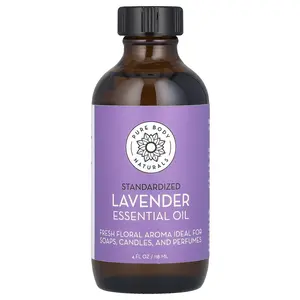 Pure Body Naturals Essential Oil, Lavender , 4 fl oz (118 ml)