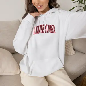 "Block His Number" Unisex Heavy Blend™ Hooded Sweatshirt
