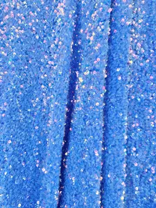 Baby Blue Sequin on Velvet Baby Blue Sequin on Velvet