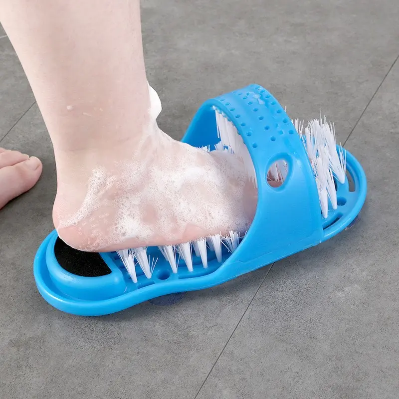 Foot Scrubber, Foot Massager, Shower Foot Scrubber with Suction Cups, Foot Dead Skin Remover, Bathing Accessories for Home Bathroom, Cleaning, Exfoliating Bath Tool