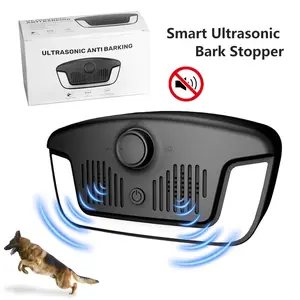 Ultrasonic Bark Control Device, Electric Ultrasonic Dog Deterrent, Rechargeable Indoor Outdoor Animal Repeller