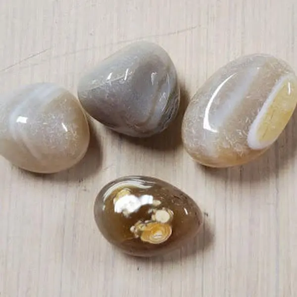 Banded Brown Agate Polished Gemstone