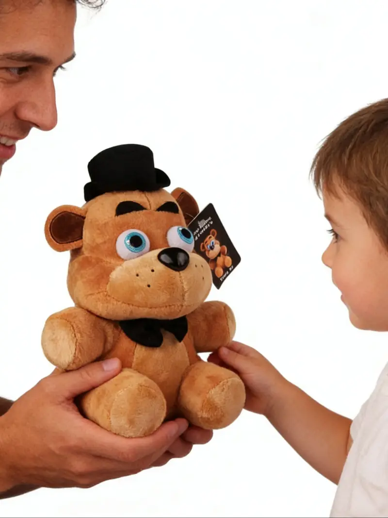 Five Nights at Freddy's Plush Toy, 7 Inch Soft Pillow Buddy for Kids, Cute Style, Suitable for All Seasons, Pure Color Design