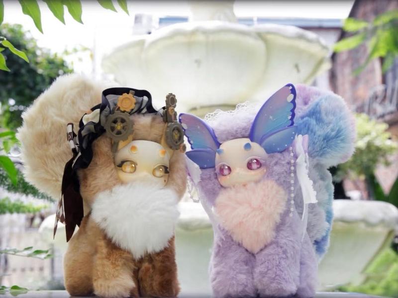 TuTulong Fantasy Biology Second Generation Cat, Cat, Dragon Magic Academy Series Ornament Plush Blind Box