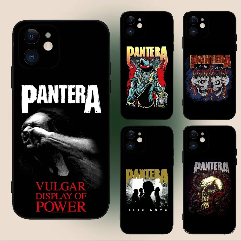 Pantera Ritual Metal Band Phone Case For iPhone 16,15,14,13,12,11,Plus,Pro Max,XS,X,XR,SE,Mini,8,7 & Samsung Galaxy S26 Ultra S25 S24 S23 S22 S21 Plus Soft Silicone Black Cover Cellphone Smartphone