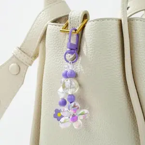 Daisy Beaded Tumbler Charms