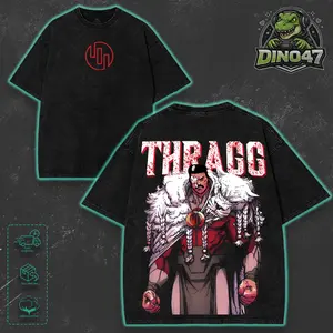 Thragg Invincible War Comic Graphic T-Shirt, Vintage Double Side Washed Hoodie Sweatshirt Tank Top Unisex, Casual Crewneck 100% Cotton Tee, Menswear Movies Merch