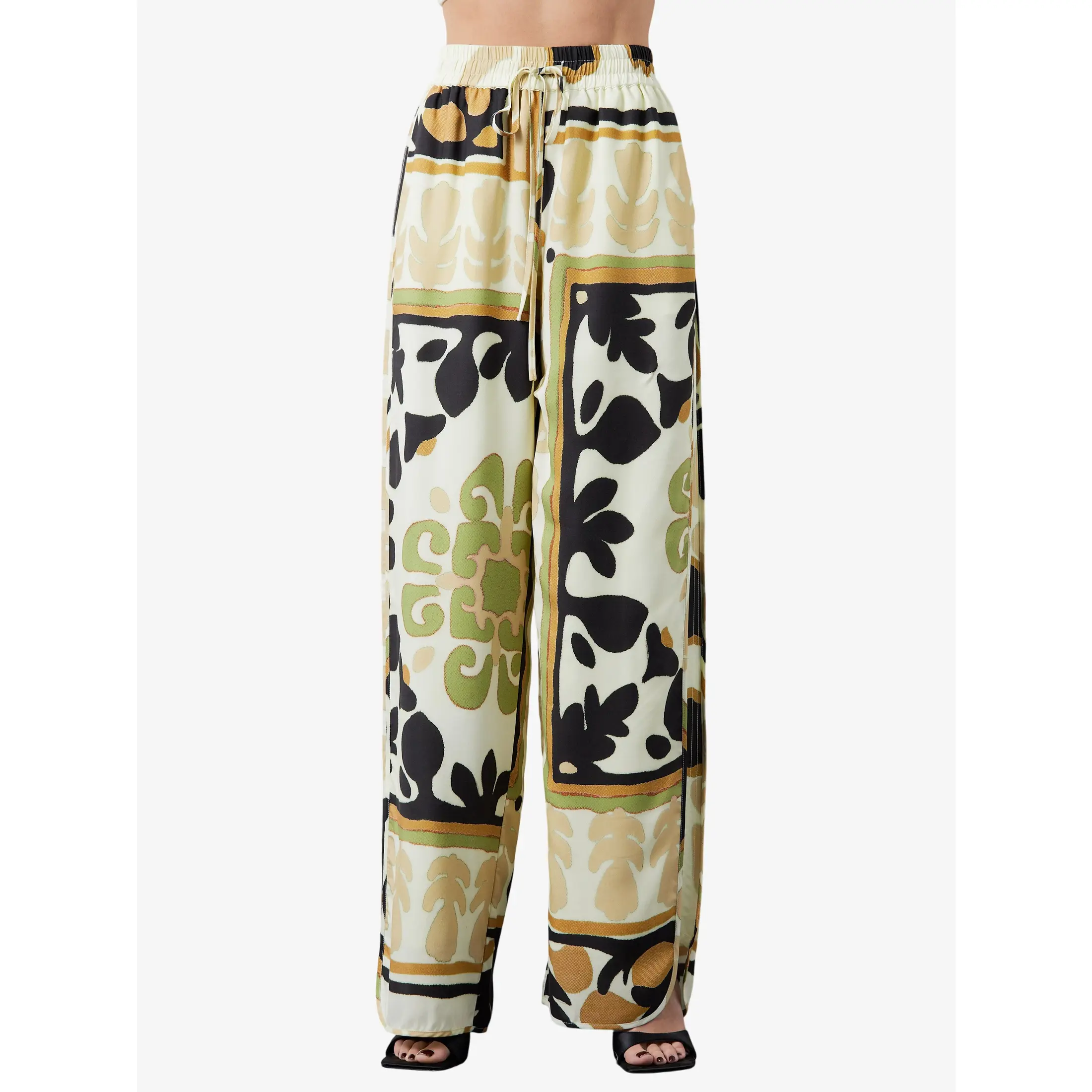 Yuvanna Tapestry Print Drawstring Pants