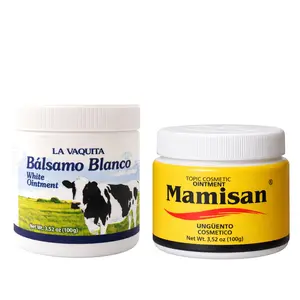 VAQUITA BALSAMO BLANCO 100G COMBO WITH MAMISAN 100G - MOISTURIZING AND REPAIRING SKIN CARE HYDRATING OINTMENT - MOISTURE