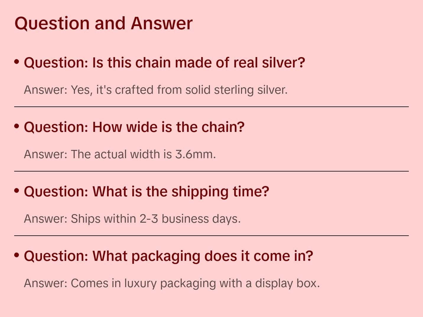 3.5mm Silver Franco Chain