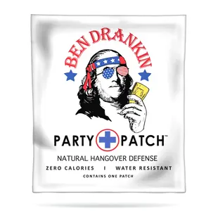 Party Patch - Ben Drankin Patch with Zero Calories, Water-Resistant Recovery Patch for Parties and Nights Out