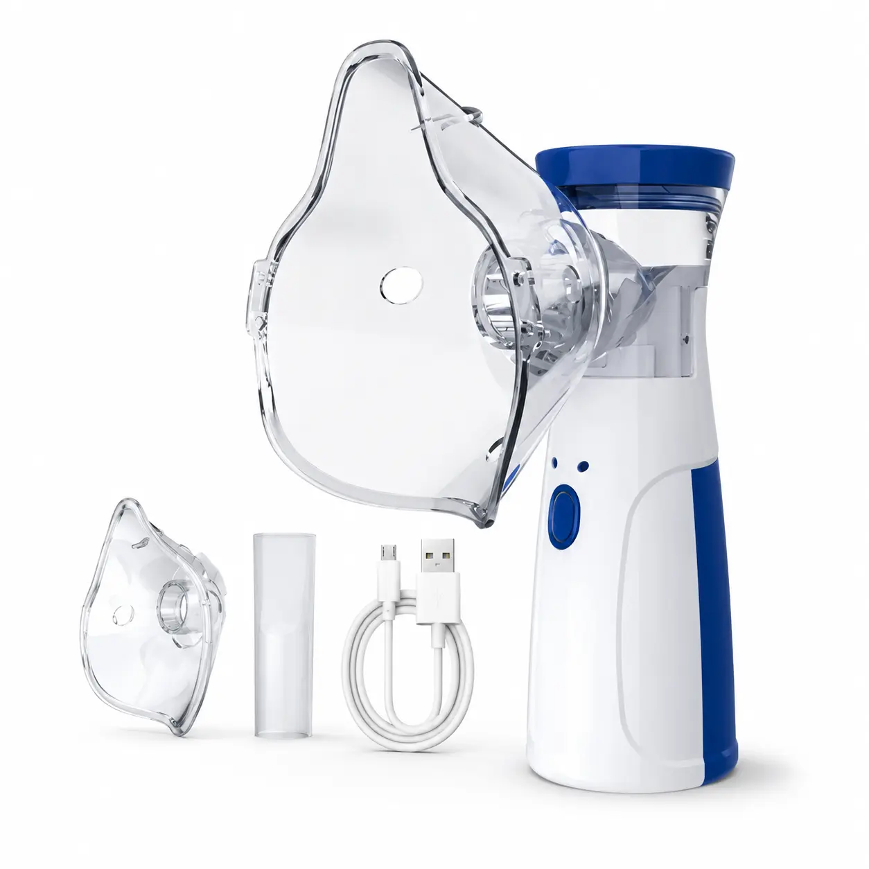 Portable Mesh Nebulizer with Auto-Cleaning, Whisper-Quiet Operation, Rechargeable Handheld Mist Device, Rechargeable Mesh Nebulizer, Usb Rechargeable Nebulizer