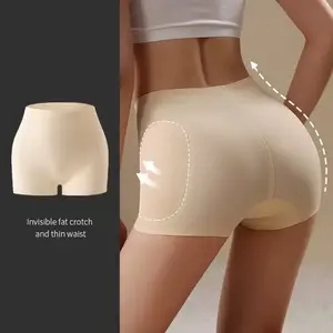 Women’s 3D Push Up Butt Lifter Hip Enhancer Shorts – Seamless Padded Shapewear Panties, Butt & Hip Lift Foam Pads, Tummy Control Invisible Safety Shorts for Curvy Figure