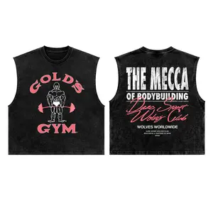 "The Mecca Of Bodybuilding" Gold's Gym Tank, Workout Tank, Men's Sport Outfit, Gym Men's Top, Training Tank, Gym Apparel, Gym Workout Men