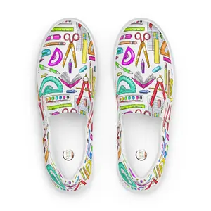 Back to School Custom Teacher Shoes, Teacher Themed Shoes