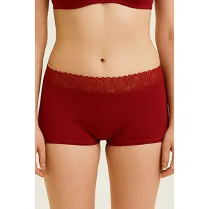 Super Soft Boyshorts w/ Lace Band #33585