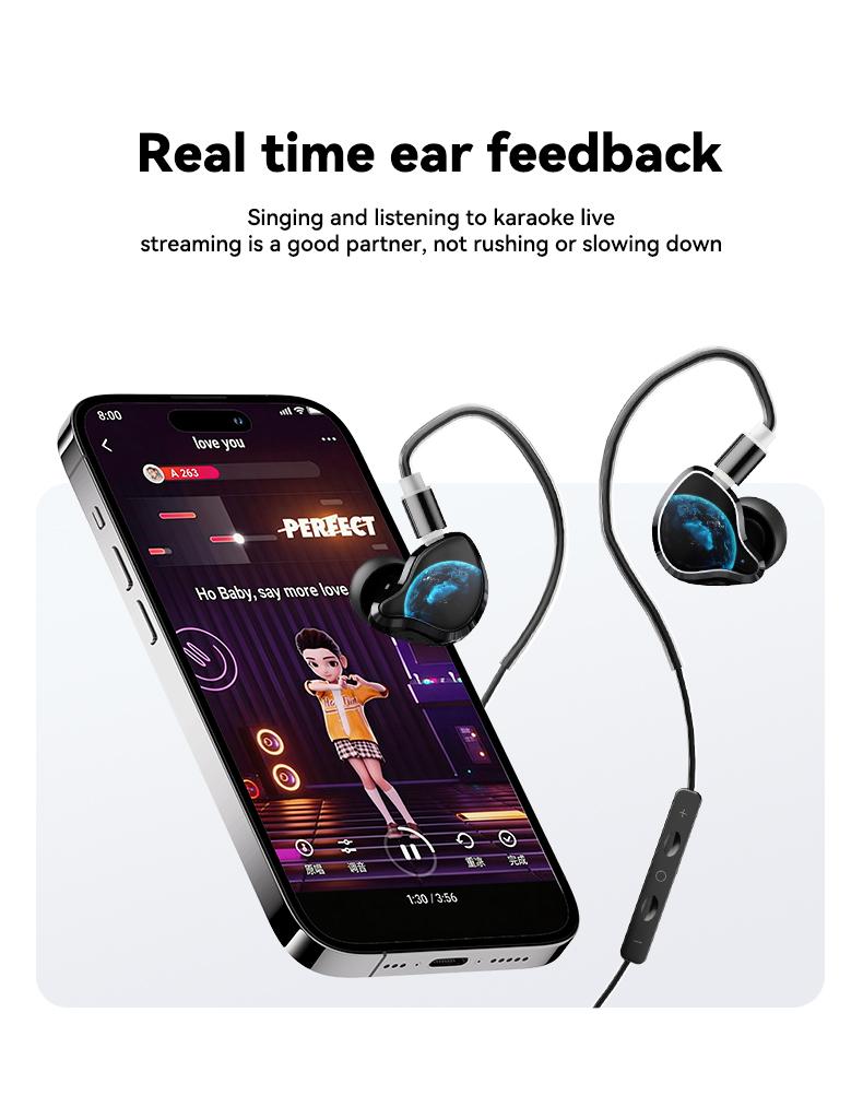 HTC NE81 3-in-1 Bluetooth Headphones, Karaoke Monitor, Voice Change, HiFi Sound for Sports & Streaming HTC NE81 3-in-1 Bluetooth Headphones, Karaoke Monitor, Voice Change, HiFi Sound for Sports & Streaming