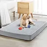 BFPETHOME Modern Soft Quilted Orthopedic Dog Bed - High-Density Memory Foam, Pressure Relief, Joint Stress Ease, Waterproof, Removable Washable Velvet Cover, Multi-Needle Quilting, Crate Compatible for Large Breeds, Vacuum Box, Less Seepthrough