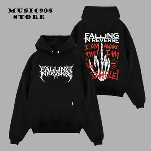 Vintage Retro Falling in Reverse Band Rock Graphic T-Shirt 2 Sided, Retro Music Tee, Rock Music Lover Shirt, Vintage Band Shirts Casual Comfort Cotton Fabric Fit Top , Top Men's and Women's Clothing, Casual Top Unisex