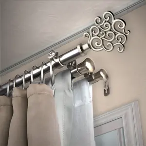 Tidal 13/16" Triple Curtain Rod