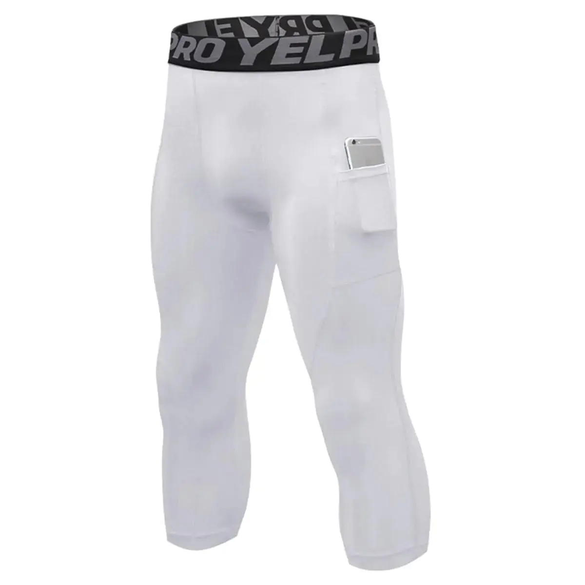 Queerier Men‘s Compression Pants Workout Leggings Baselayer Cool Dry Running Tights for Sports Yoga