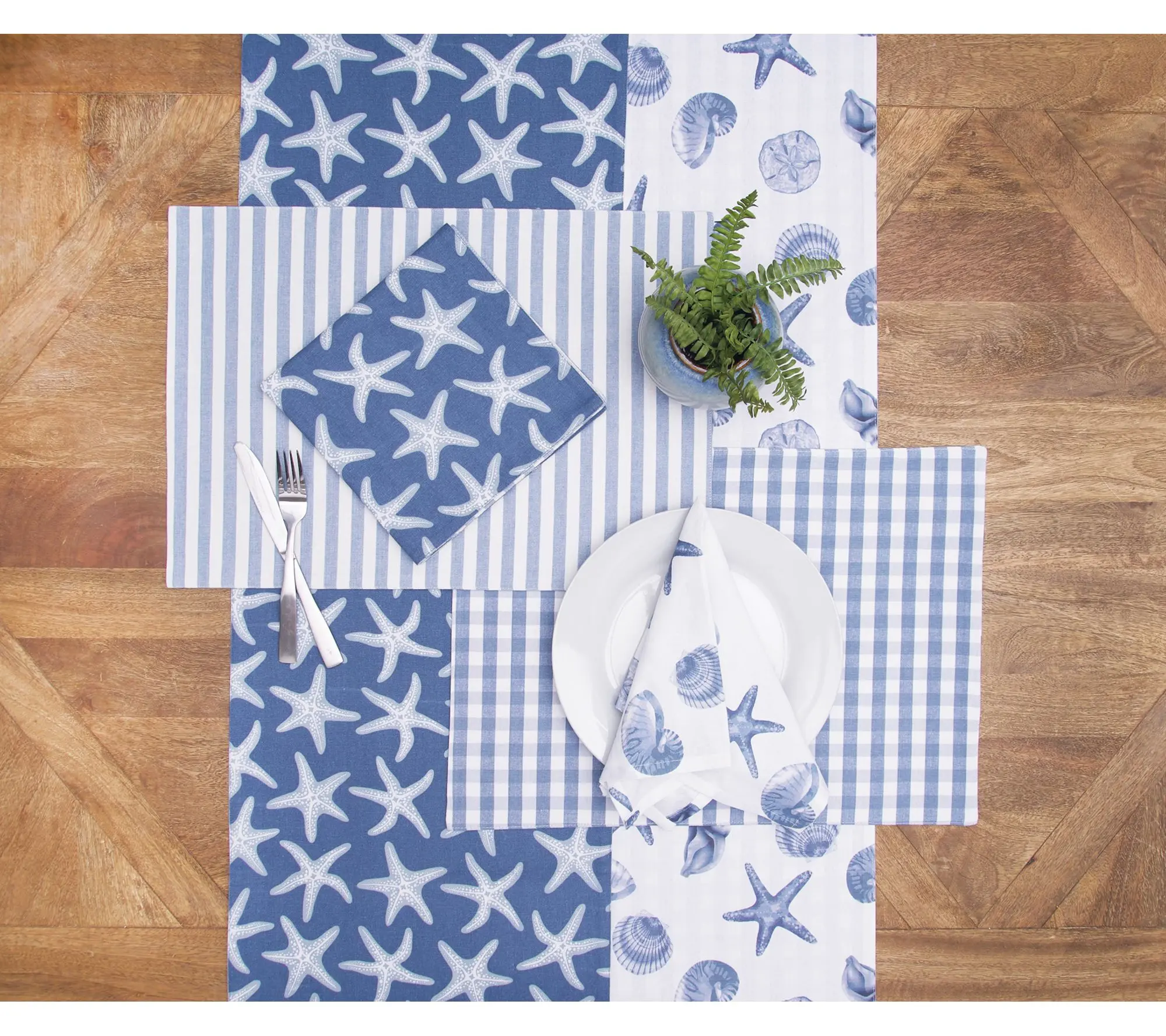 Calming Seas Napkins Set of 6 by Valerie Calming Seas Napkins Set of 6 by Valerie