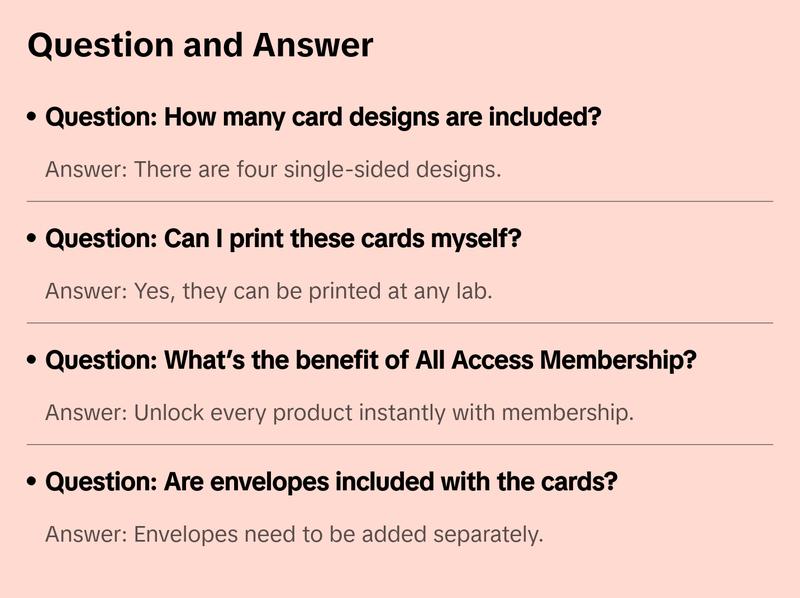 Christmas Photo Card Set - Holiday Luxury