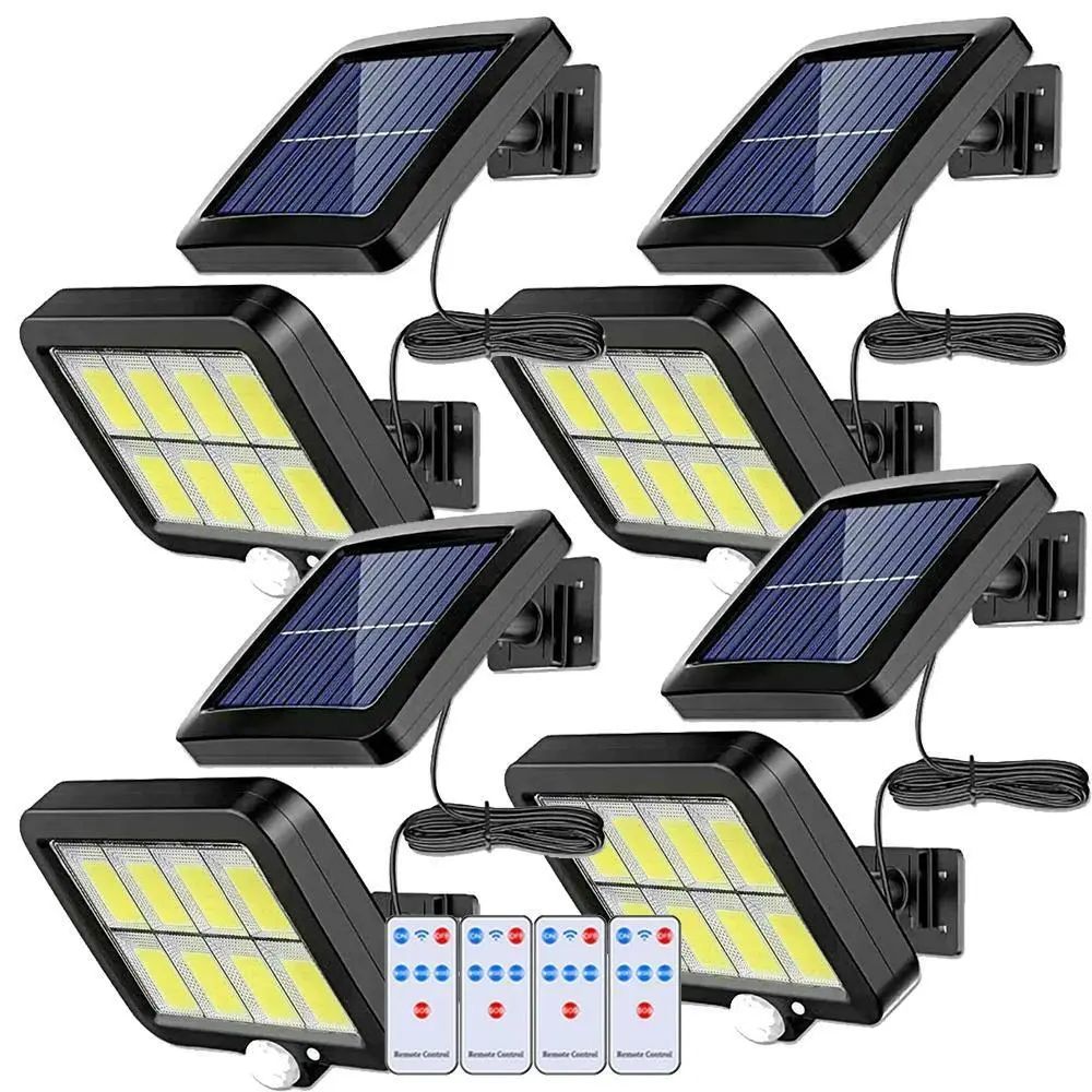 Solar Lights Outdoor with Motion Sensor, Cool White Solar Flood Lights, Waterproof Dusk to Dawn Solar Powered Security Spot Lights for Porch Patio Yard Garage