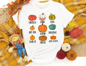 Pumpkin Varieties Shirt, Fall Pumpkin Shirt, Pumpkin Chart Shirt, Types of Pumpkins Shirt, Fall Tshirt, Pumpkin Shirt, Shirts for Fall