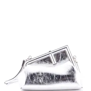 Pre-owned FENDI Leather Clutches & Wristlets First Bag Small by Rebag